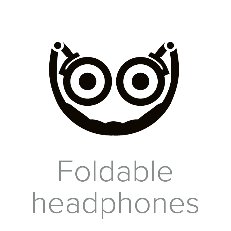 Foldable-headphones